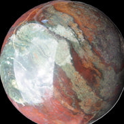 Moss Agate Ocean Jasper sphere 9480g Rocks and Things