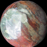 Moss Agate Ocean Jasper sphere 9480g Rocks and Things