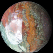 Moss Agate Ocean Jasper sphere 9480g Rocks and Things