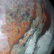 Moss Agate Ocean Jasper sphere 9480g Rocks and Things