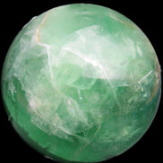 Rainbows Green Fluorite sphere 120mm 3350g
