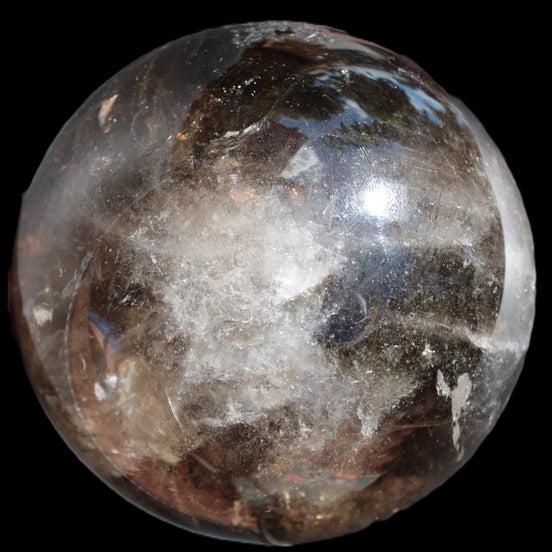 Awesome Black Smoky Quartz sphere 116mm 2180g Rocks and Things Store