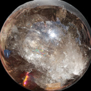 Awesome Black Smoky Quartz sphere 116mm 2180g Rocks and Things Store