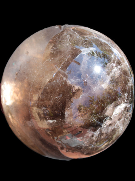 Awesome Black Smoky Quartz sphere 116mm 2180g Rocks and Things Store