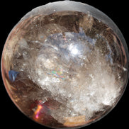 Awesome Black Smoky Quartz sphere 116mm 2180g Rocks and Things Store