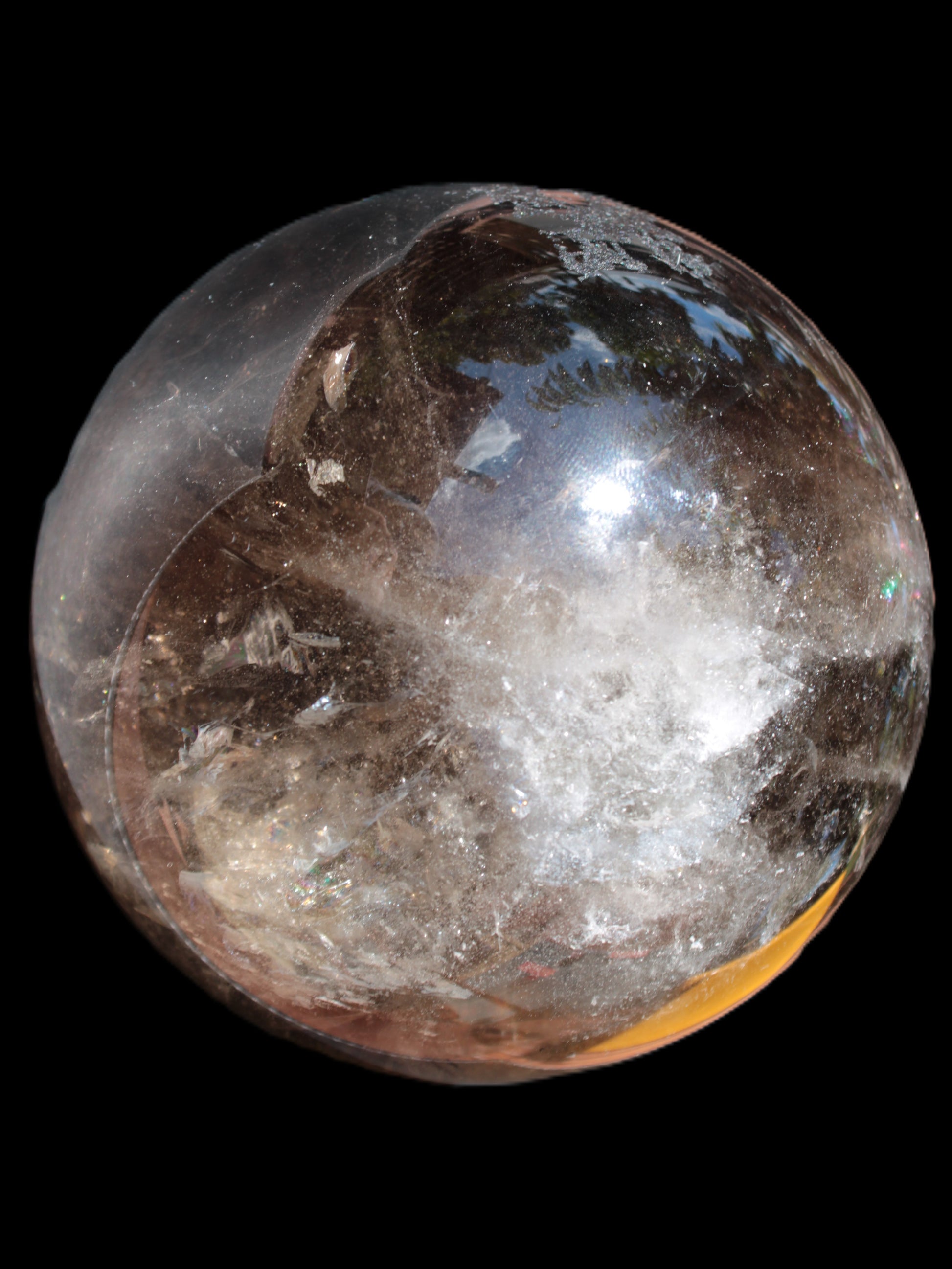 Awesome Black Smoky Quartz sphere 116mm 2180g Rocks and Things Store