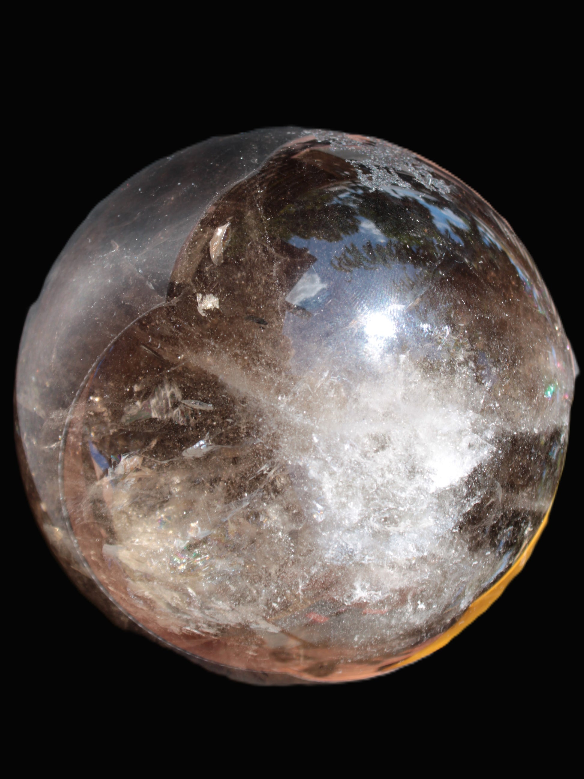 Awesome Black Smoky Quartz sphere 116mm 2180g Rocks and Things Store