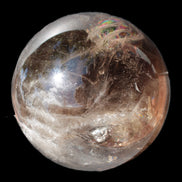 Awesome Black Smoky Quartz sphere 116mm 2180g Rocks and Things Store