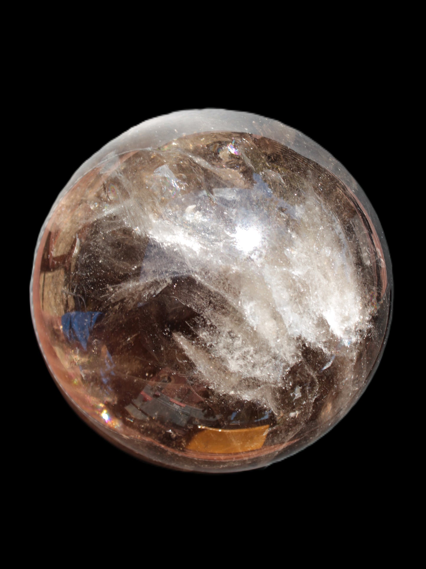 Awesome Black Smoky Quartz sphere 116mm 2180g Rocks and Things Store