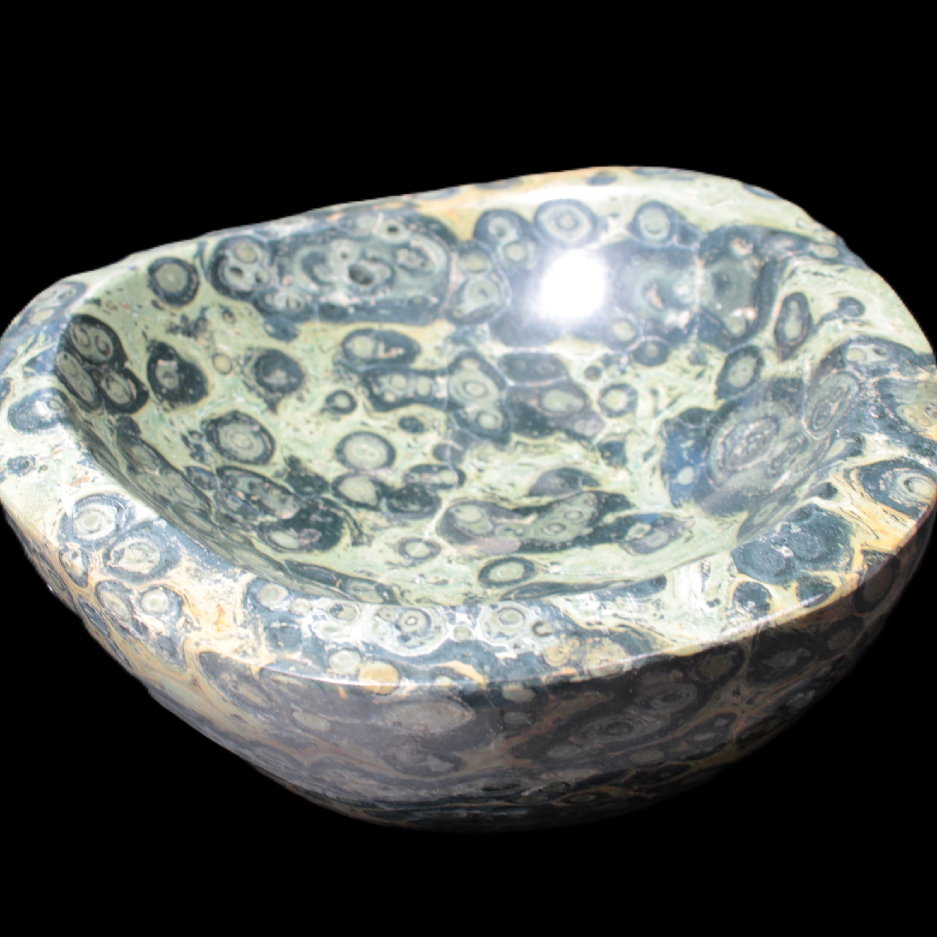 Kambaba Jasper bowl 187*56/66mm 2960g Rocks and Things Store