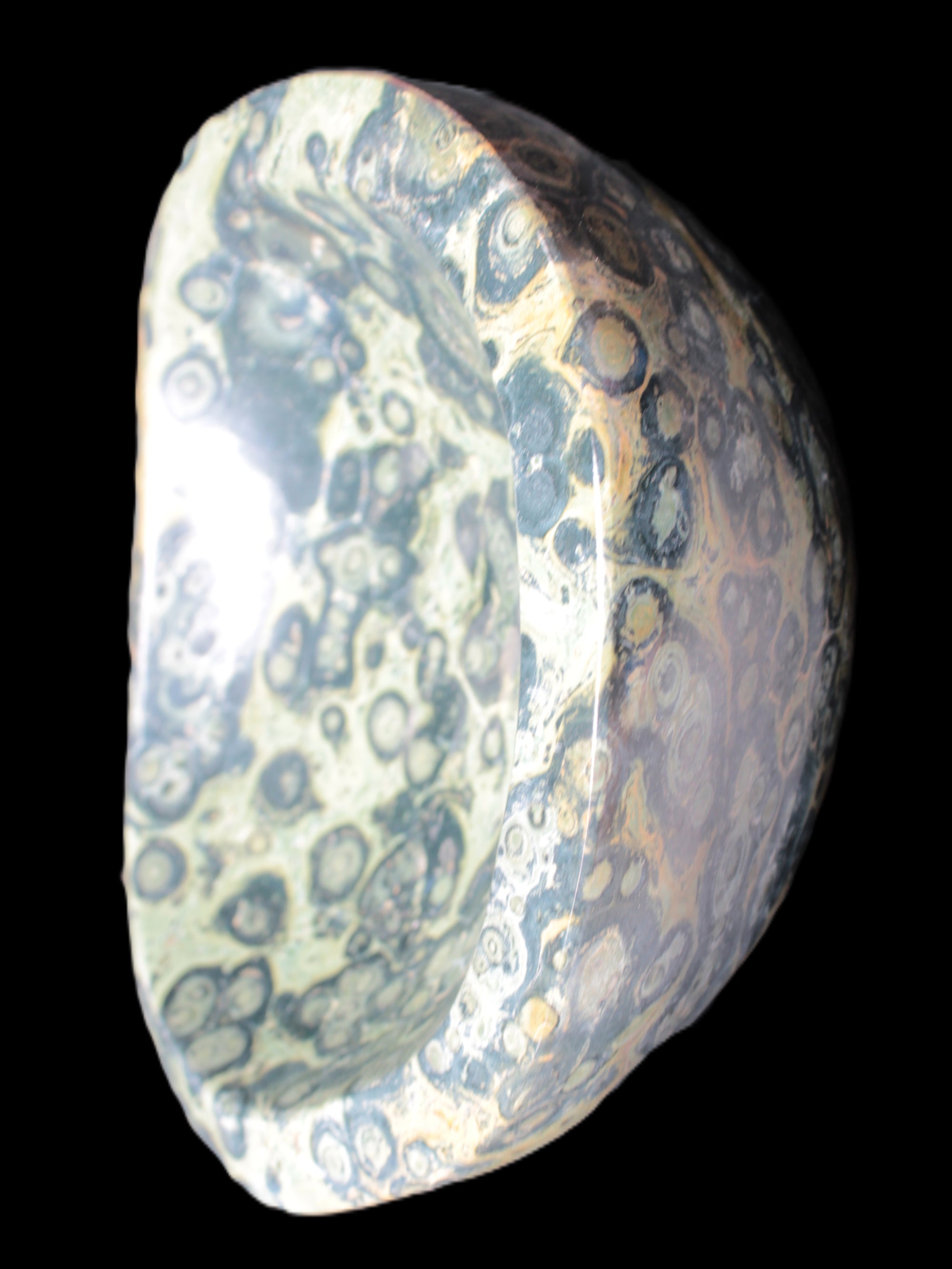 Kambaba Jasper bowl 187*56/66mm 2960g Rocks and Things Store