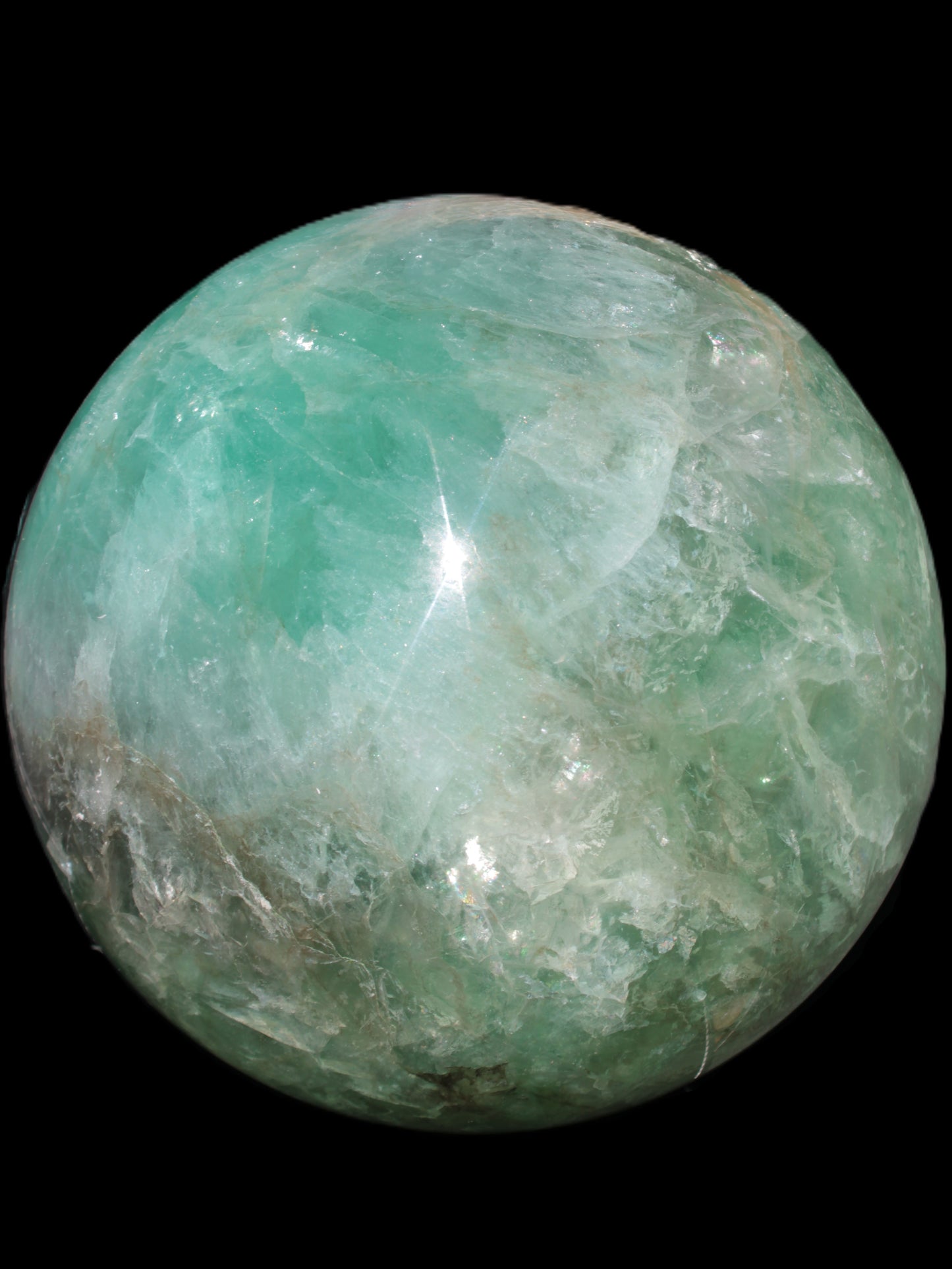 Gorgeous Green Fluorite sphere 192mm 12100g Rocks and Things Store