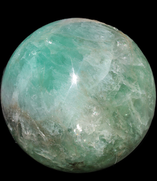 Gorgeous Green Fluorite sphere 192mm 12100g Rocks and Things Store
