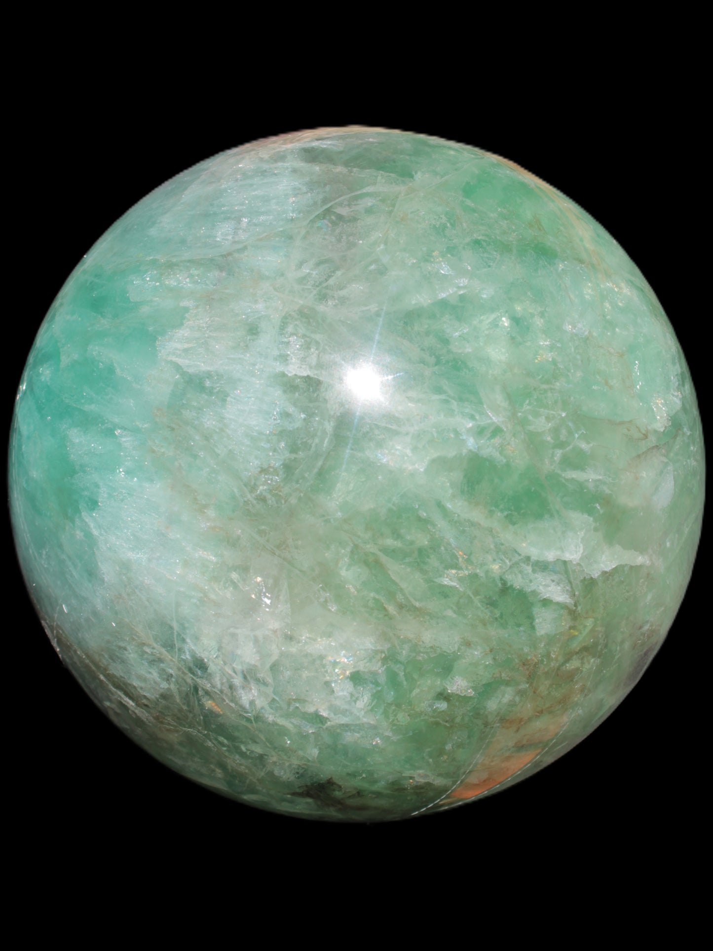 Gorgeous Green Fluorite sphere 192mm 12100g Rocks and Things Store