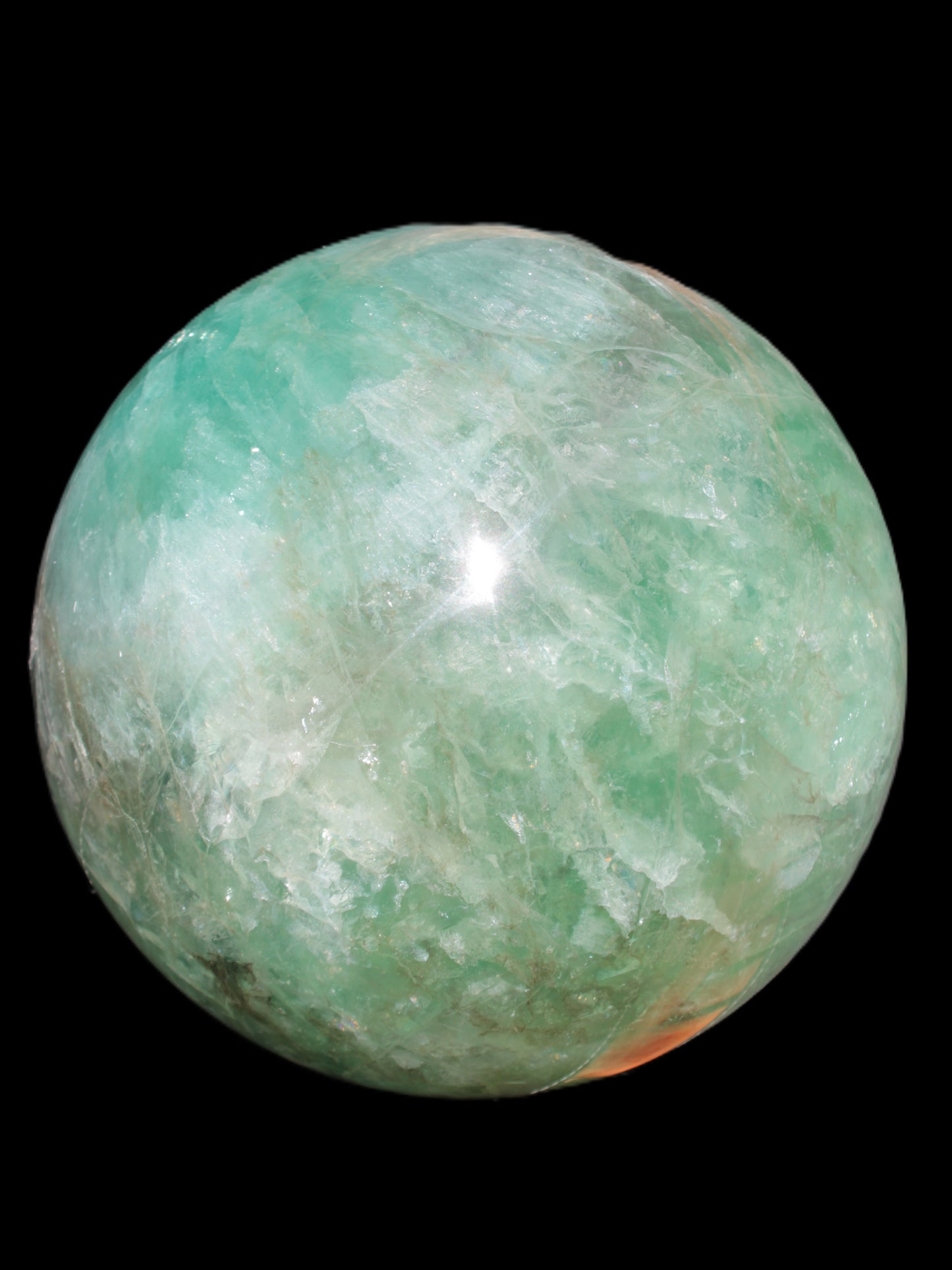 Gorgeous Green Fluorite sphere 192mm 12100g Rocks and Things Store