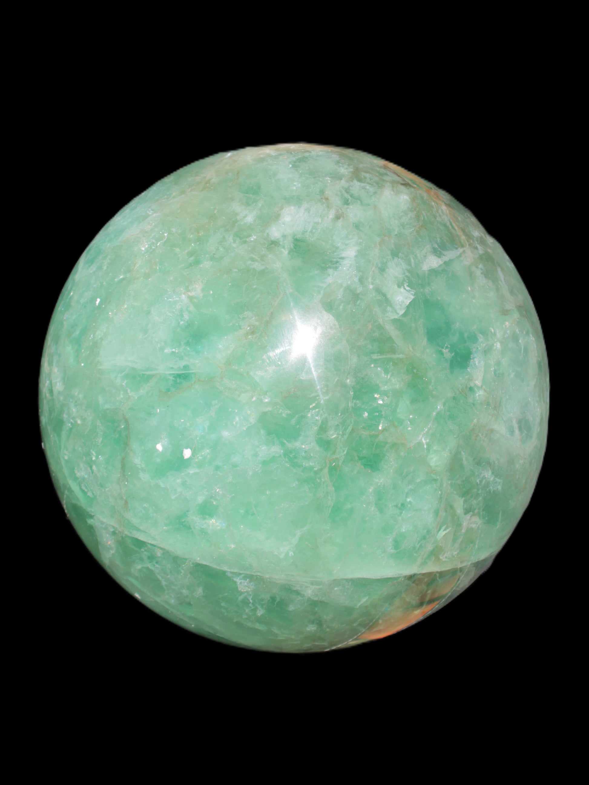 Gorgeous Green Fluorite sphere 192mm 12100g Rocks and Things Store