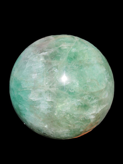 Gorgeous Green Fluorite sphere 192mm 12100g Rocks and Things Store