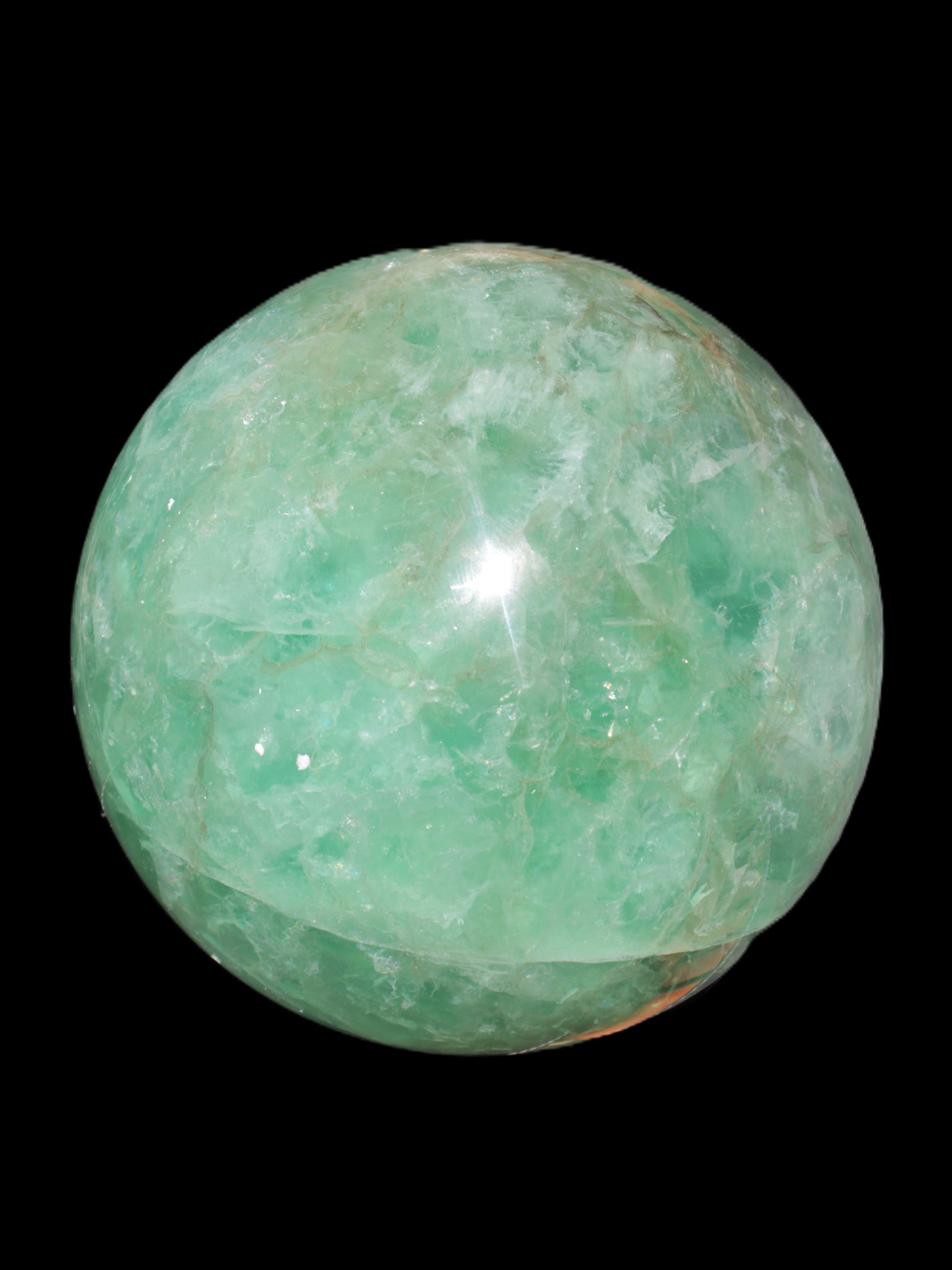 Gorgeous Green Fluorite sphere 192mm 12100g Rocks and Things Store