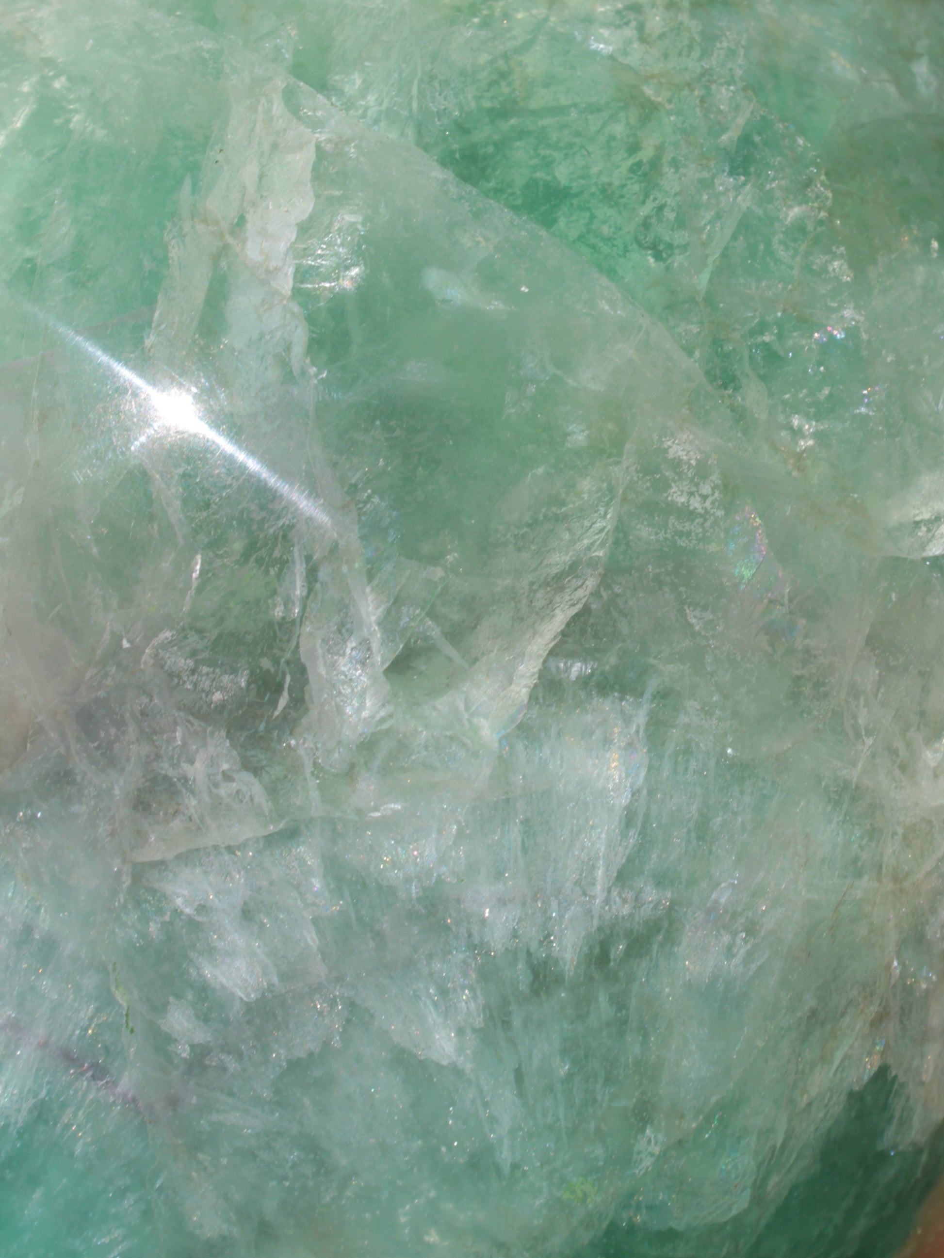 Gorgeous Green Fluorite sphere 192mm 12100g Rocks and Things Store