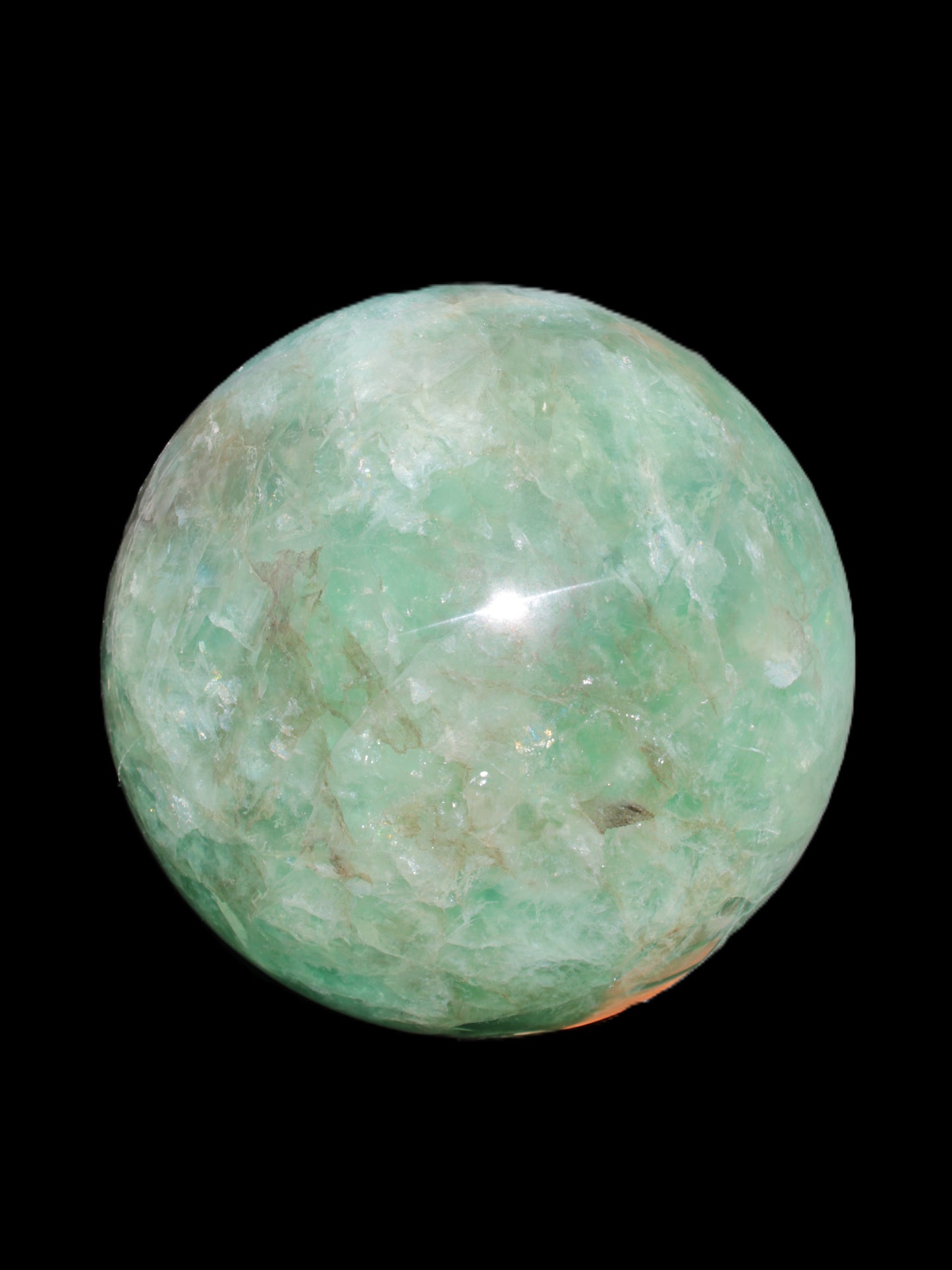 Gorgeous Green Fluorite sphere 192mm 12100g Rocks and Things Store