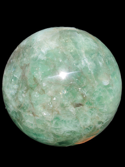 Gorgeous Green Fluorite sphere 192mm 12100g Rocks and Things Store