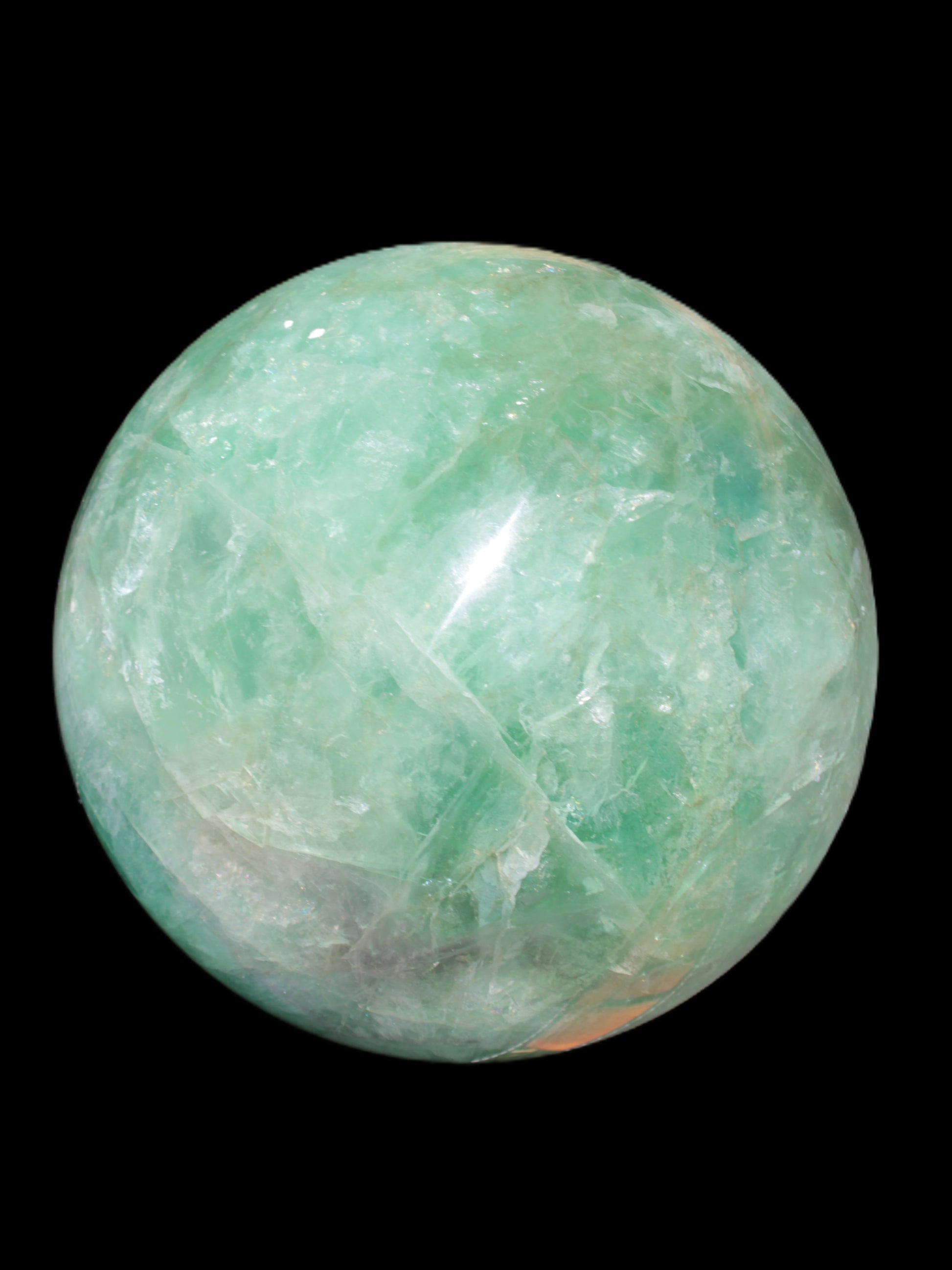 Gorgeous Green Fluorite sphere 192mm 12100g Rocks and Things Store