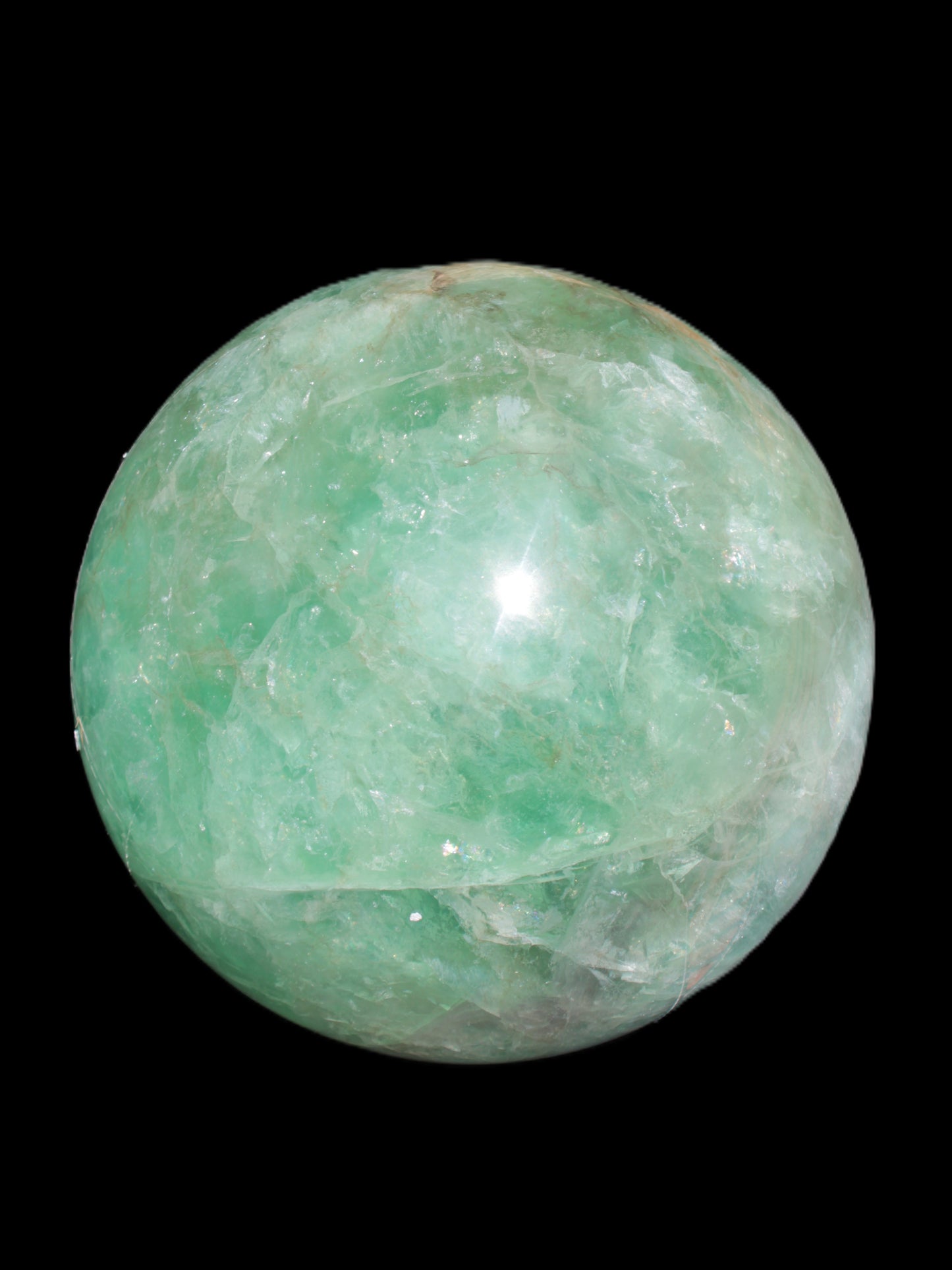 Gorgeous Green Fluorite sphere 192mm 12100g Rocks and Things Store