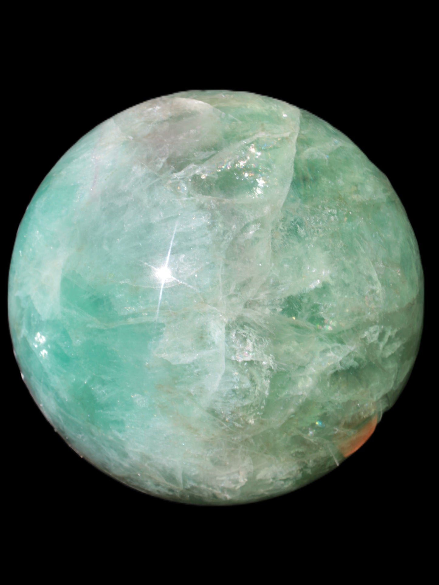 Gorgeous Green Fluorite sphere 192mm 12100g Rocks and Things Store