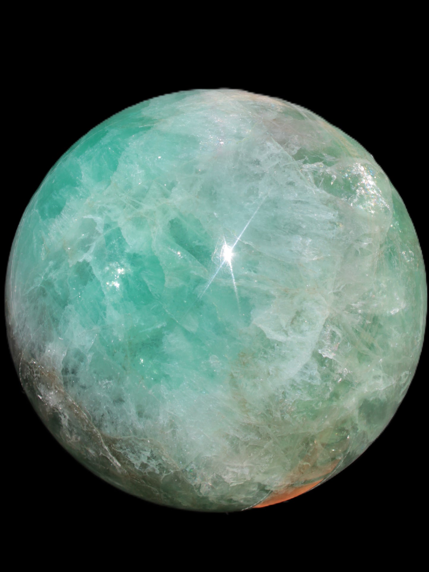 Gorgeous Green Fluorite sphere 192mm 12100g Rocks and Things Store