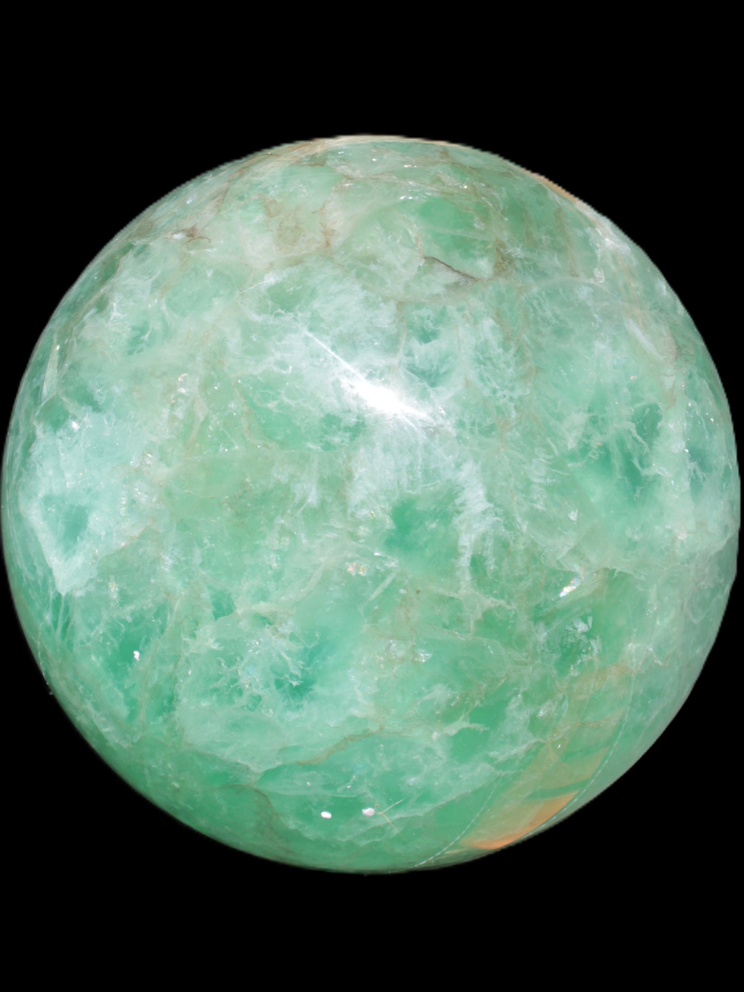 Gorgeous Green Fluorite sphere 192mm 12100g Rocks and Things Store