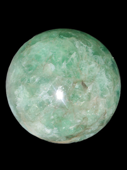 Gorgeous Green Fluorite sphere 192mm 12100g Rocks and Things Store