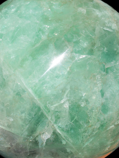 Gorgeous Green Fluorite sphere 192mm 12100g Rocks and Things Store