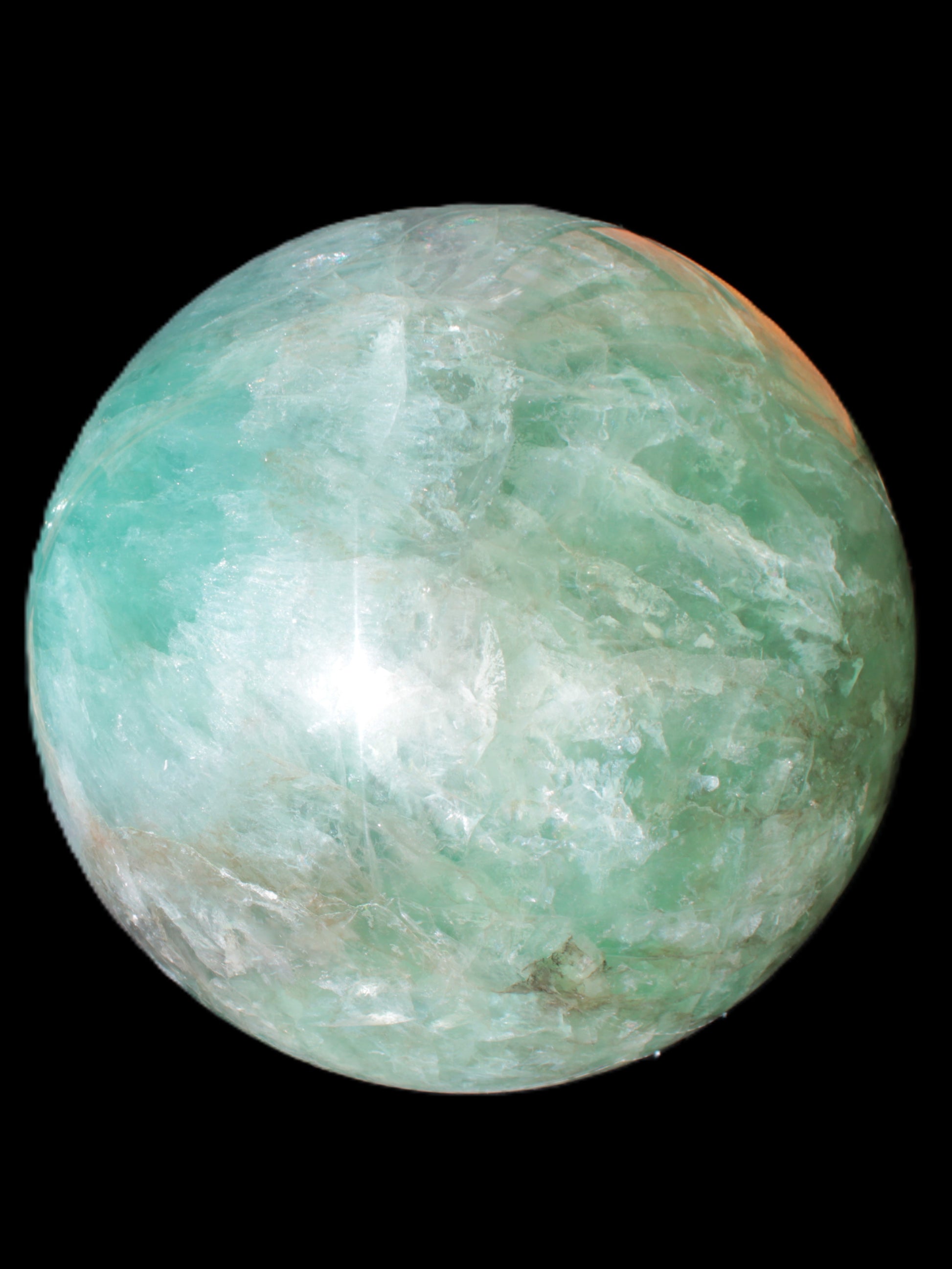 Gorgeous Green Fluorite sphere 192mm 12100g Rocks and Things Store