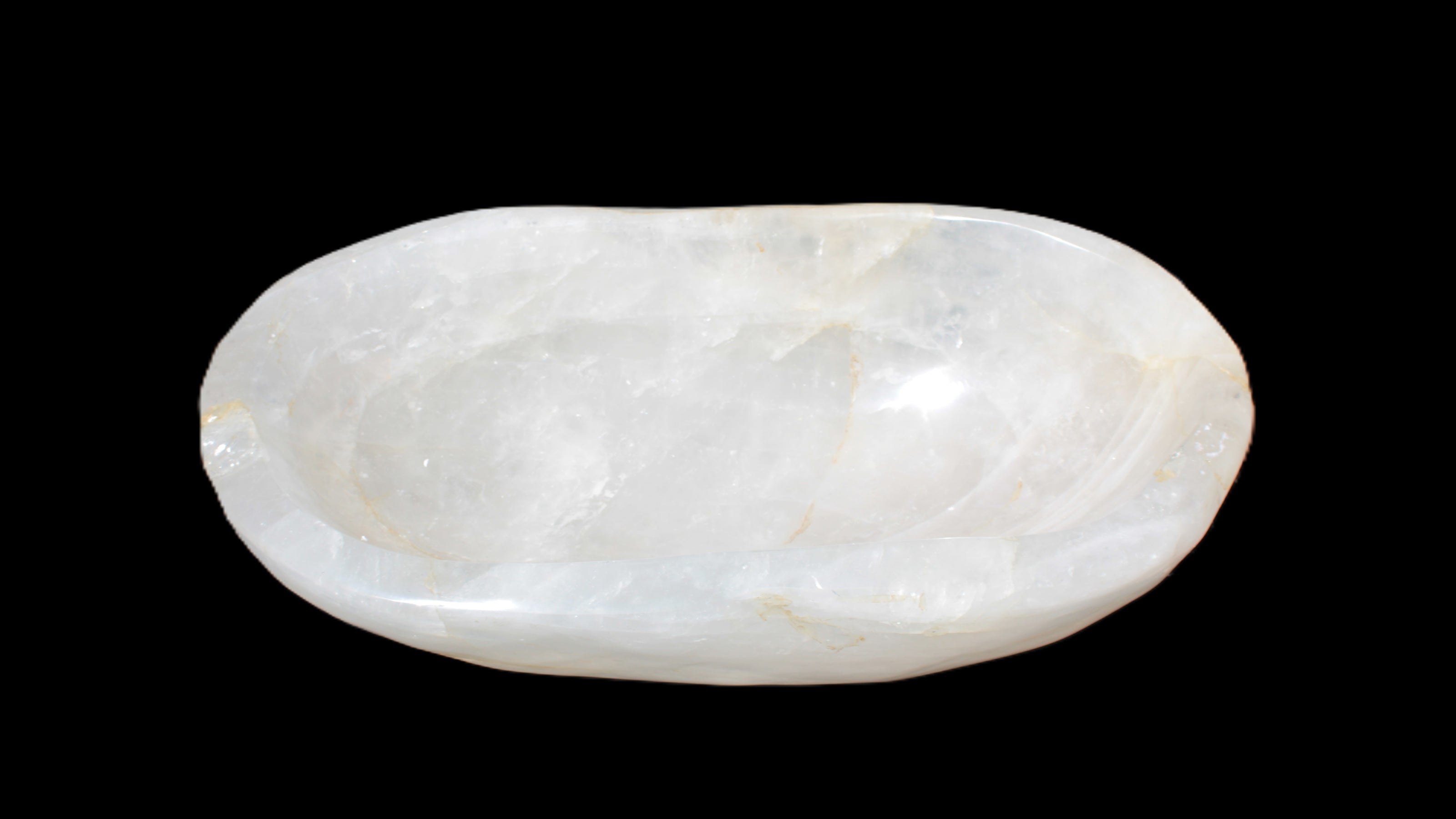 Quartz carved basin 390*220*130mm 10360g Rocks and Things