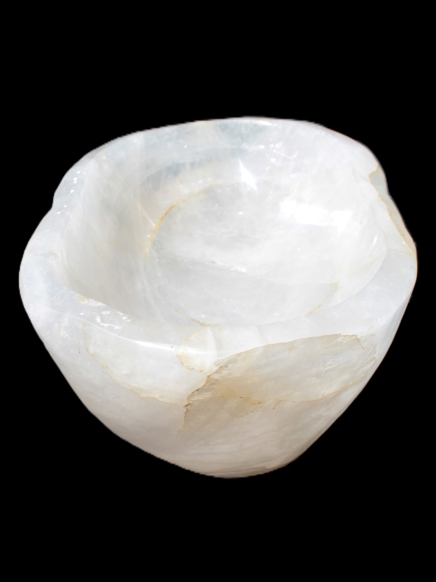 Quartz carved basin 390*220*130mm 10360g Rocks and Things