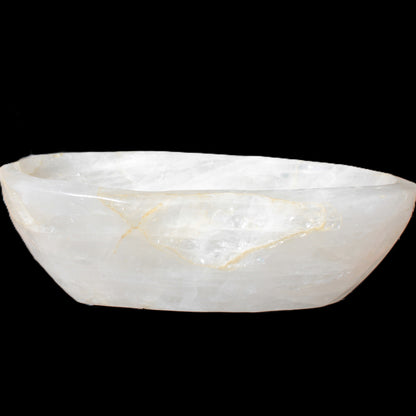 Quartz carved basin 390*220*130mm 10360g Rocks and Things