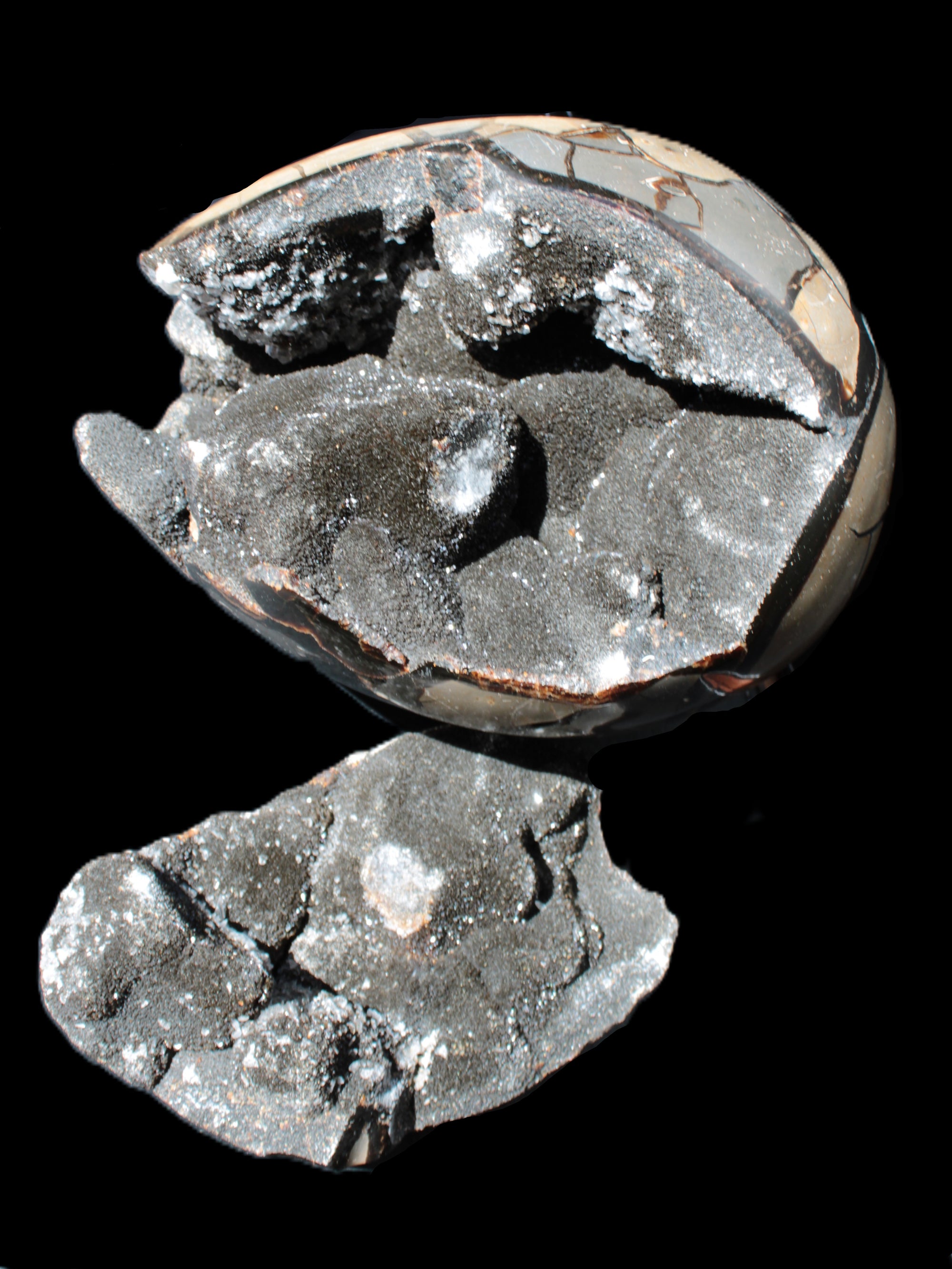 Stunning Septarian Dragon Stone cathedral geode 220*168*146mm 7980g Rocks and Things Store