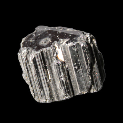 Black Tourmaline crystal 30*35mm 35.8g in bright sunshine