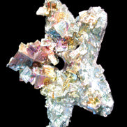 Spectacular Bismuth rainbow star 106*102*30mm 277g in sunlight - Rocks and Things Store