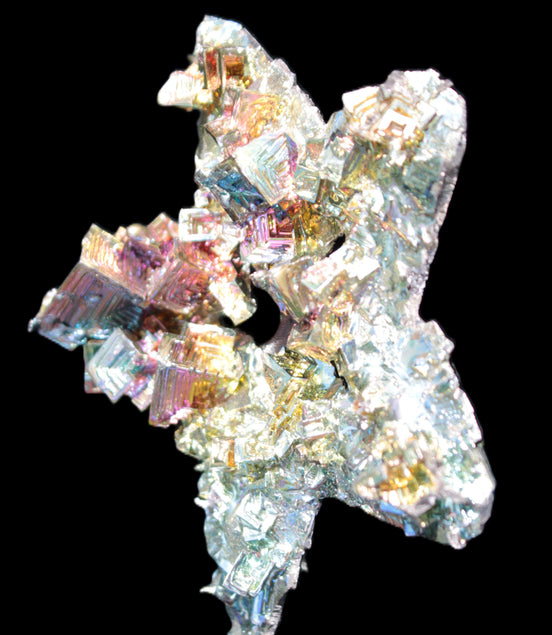 Spectacular Bismuth rainbow star 106*102*30mm 277g Rocks and Things Store