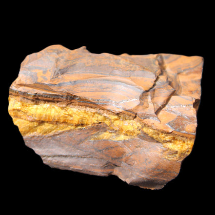 Golden Tigers Eye natural stone 100g in sunlight - Rocks and Things Store