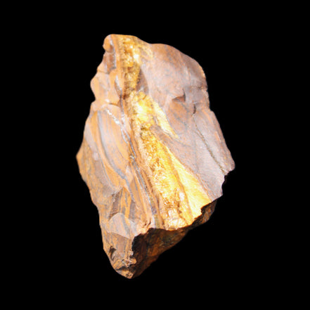 Golden Tigers Eye natural stone 100g in sunlight - Rocks and Things Store