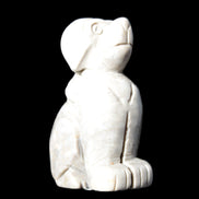 Hand carved Stone dog 34*20*52mm 54.4g Rocks and Things Store