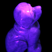 Hand carved Stone dog 34*20*52mm 54.4g Rocks and Things Store