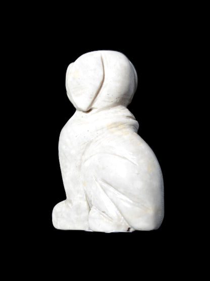 Hand carved Stone dog 34*20*52mm 54.4g Rocks and Things Store