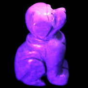 Hand carved Stone dog 34*20*52mm 54.4g Rocks and Things Store