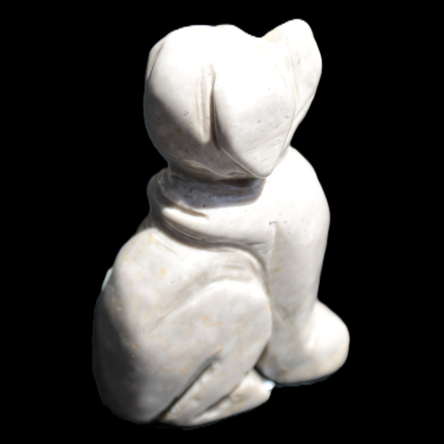 Hand carved Stone dog 34*20*52mm 54.4g Rocks and Things Store