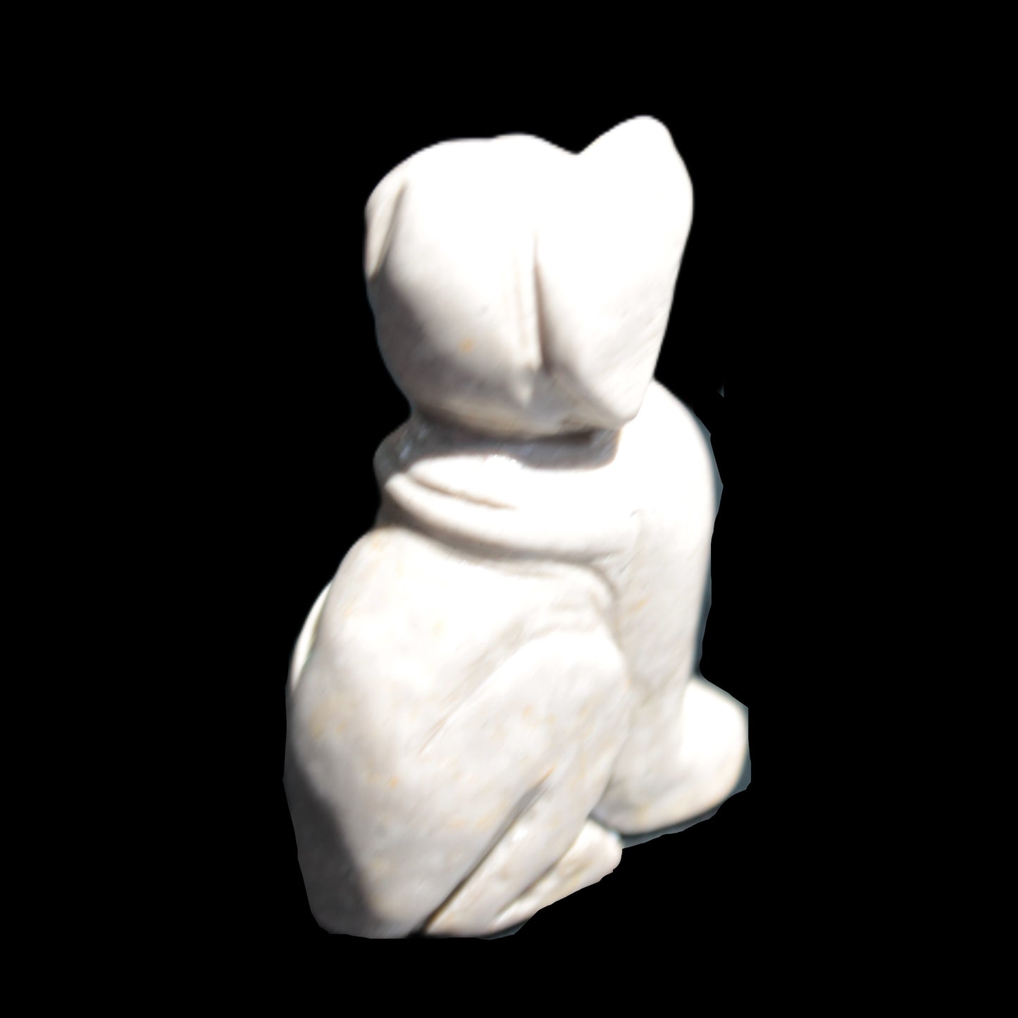 Hand carved Stone dog 34*20*52mm 54.4g Rocks and Things Store