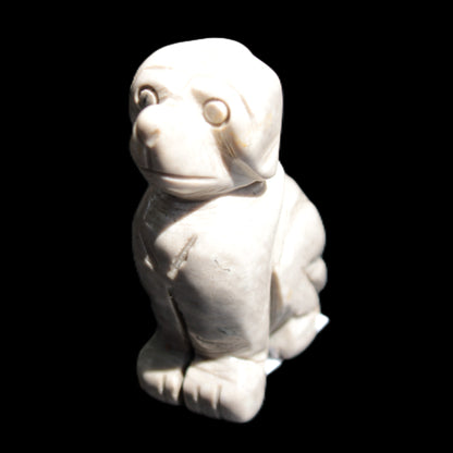 Hand carved Stone dog 34*20*52mm 54.4g Rocks and Things Store