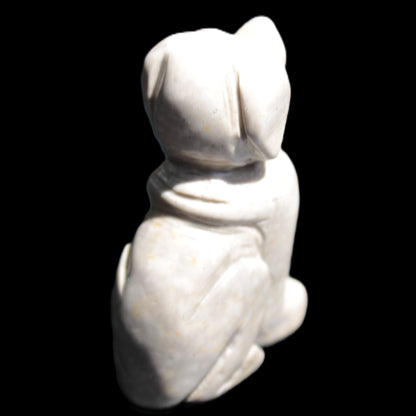 Hand carved Stone dog 34*20*52mm 54.4g Rocks and Things Store